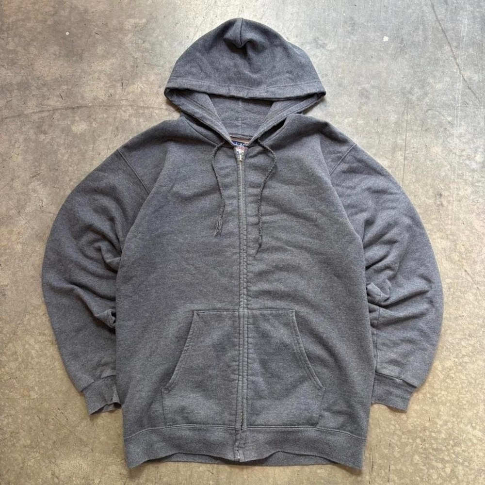 Vintage 90's Hanes Heavyweight Zip Up Hoodie Size Small